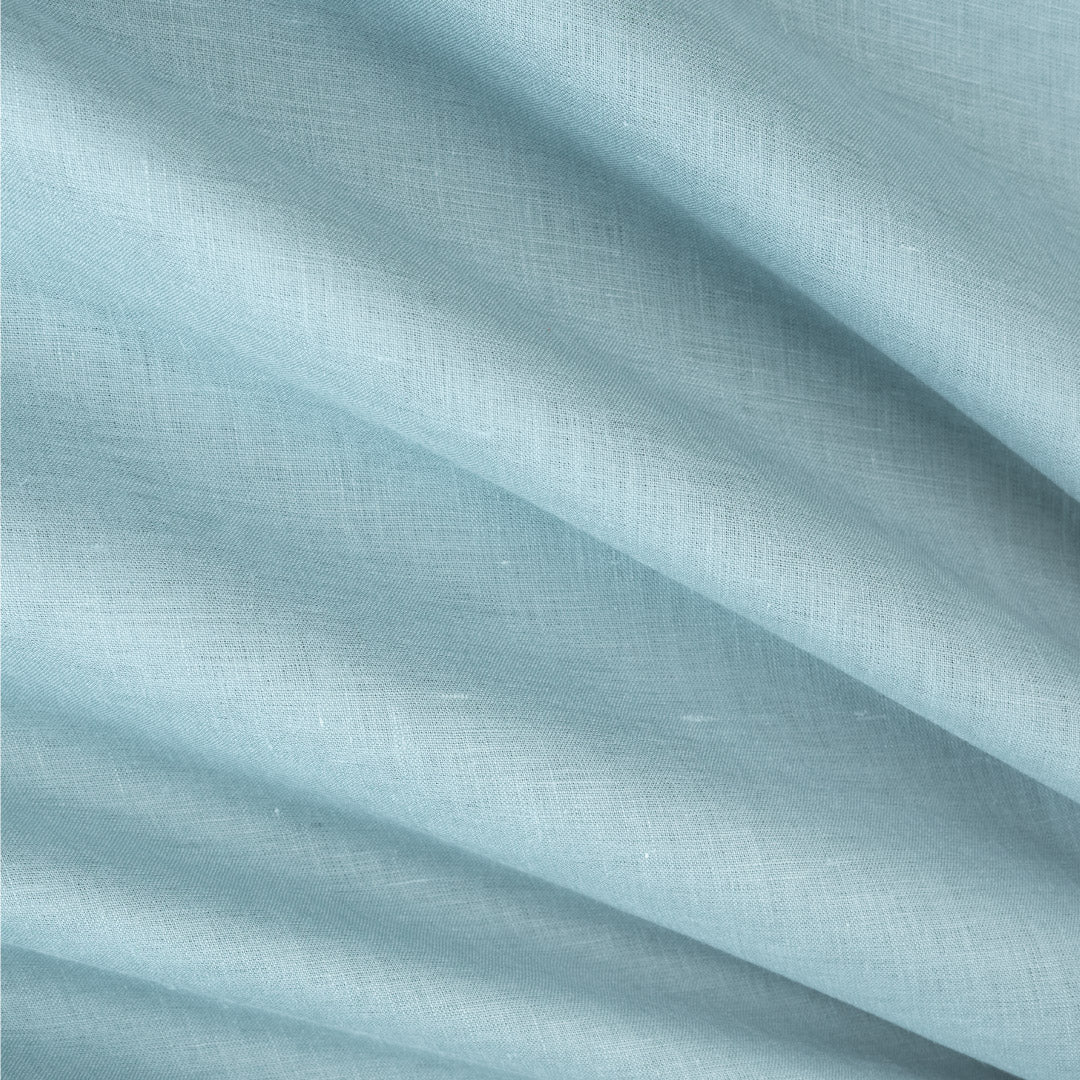 Bleached Aqua London Pie Hemp Cloth - 4 - Weaving Vibes