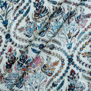 Blue Lotus Hemp Fabric - 3 - Weaving Vibes