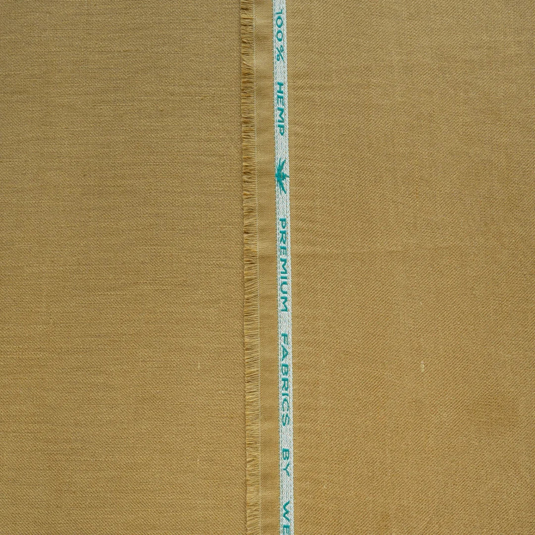 Cheesecake Chai Tea Hemp Fabric - 2 - Weaving Vibes