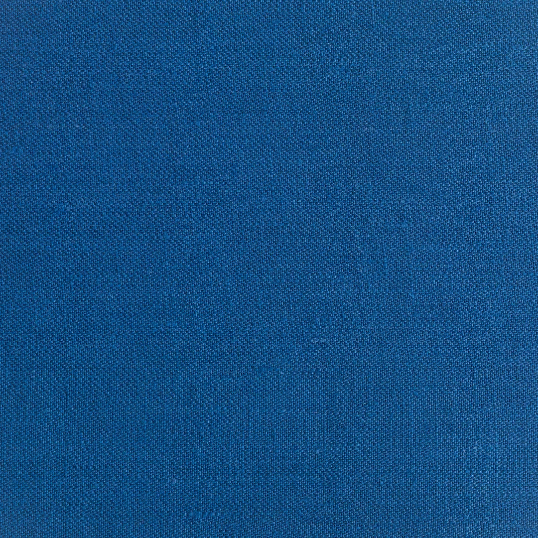 Cheesecake Electric Blue Hemp Fabric - Weaving Vibes