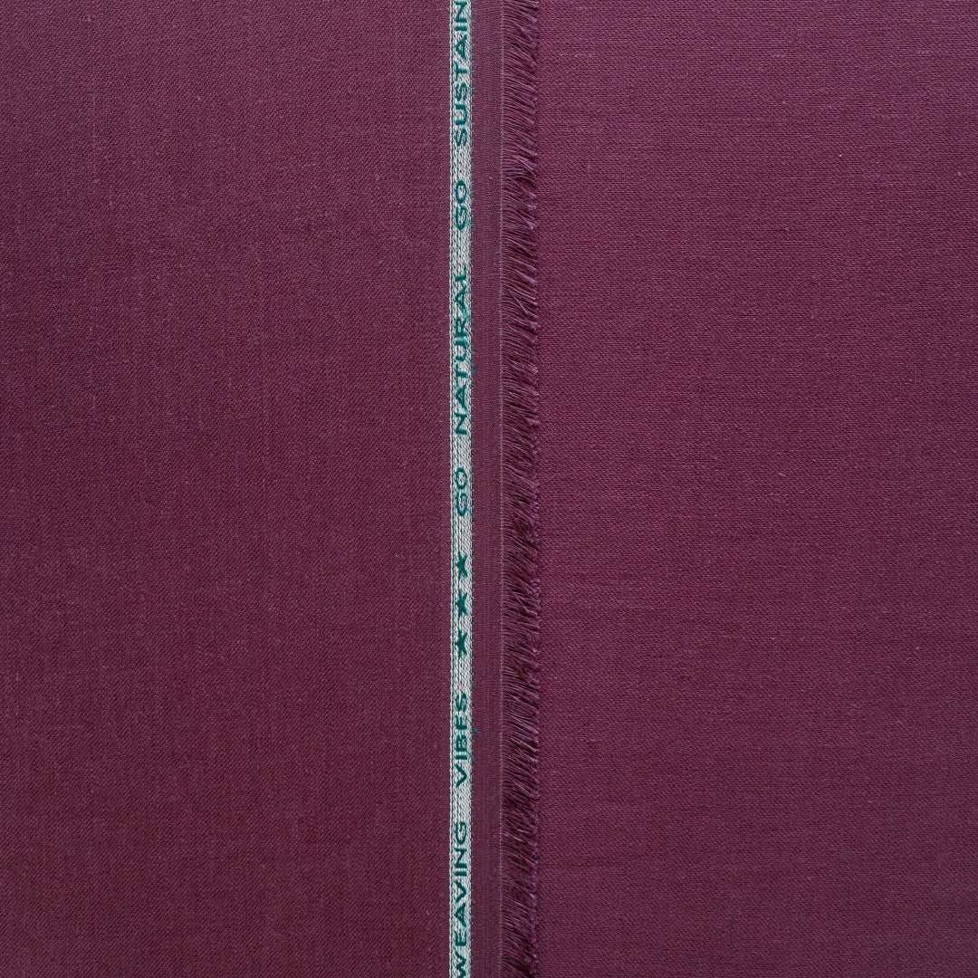 Cheesecake Magenta Haze Hemp Cloth - 2 - Weaving Vibes