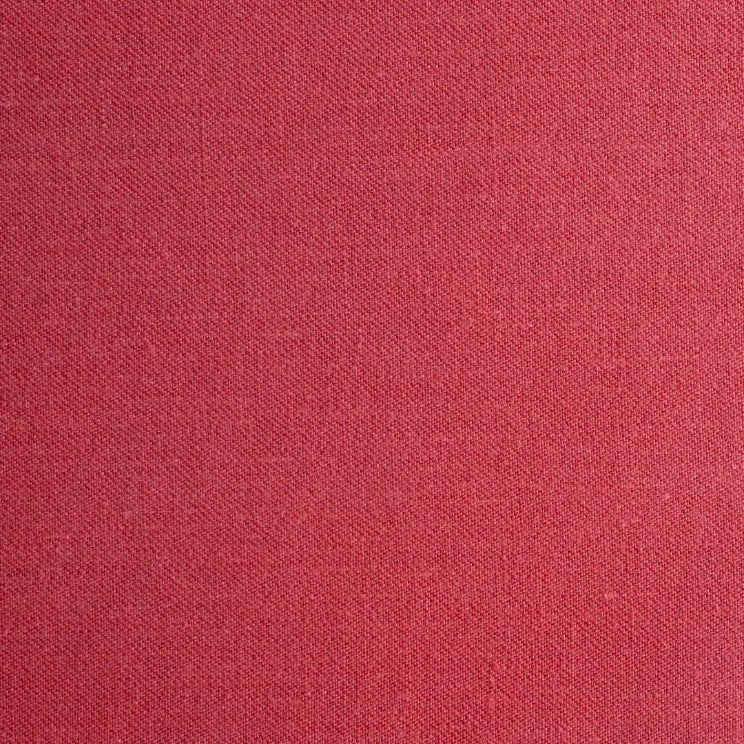 Cheesecake Poppy Red Hemp Fabric - Weaving Vibes