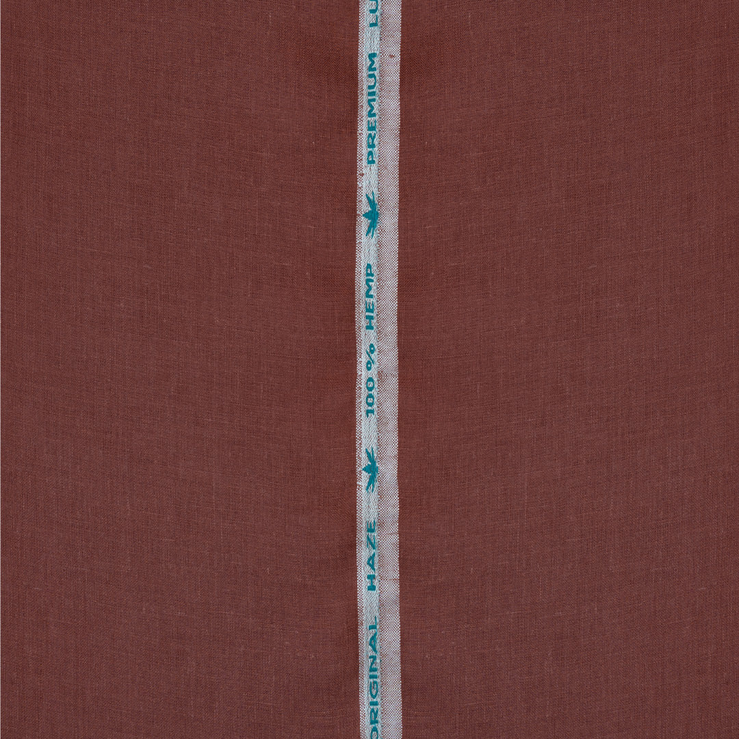 Copper Coin London Pie Hemp Fabric - 3 - Weaving Vibes