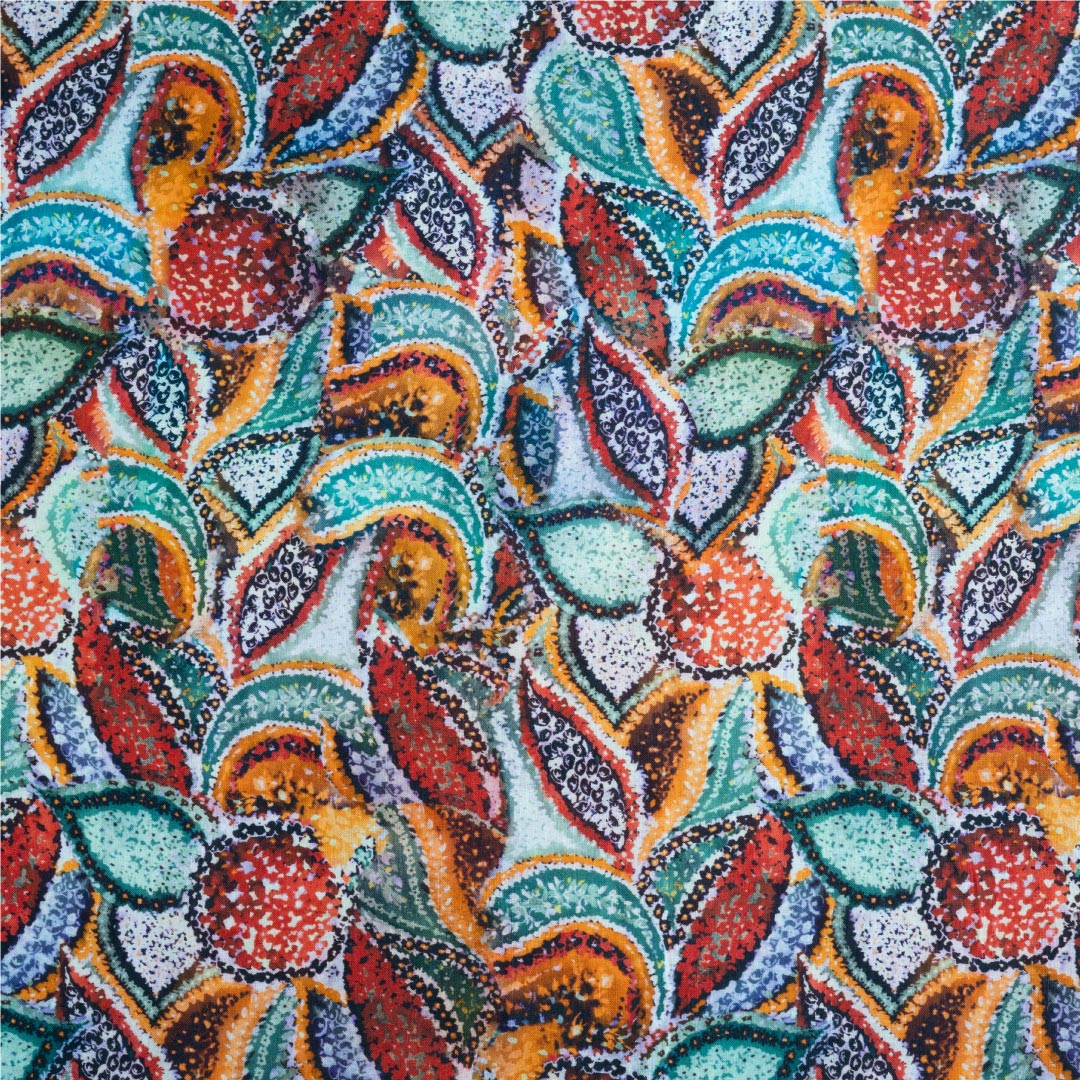 Grape Pie Hemp Fabric - 2 - Weaving Vibes