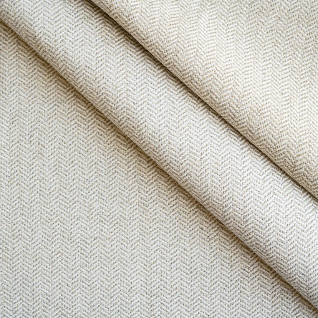 Herringbone Hemp Cotton Fabric - 2 - Weaving Vibes