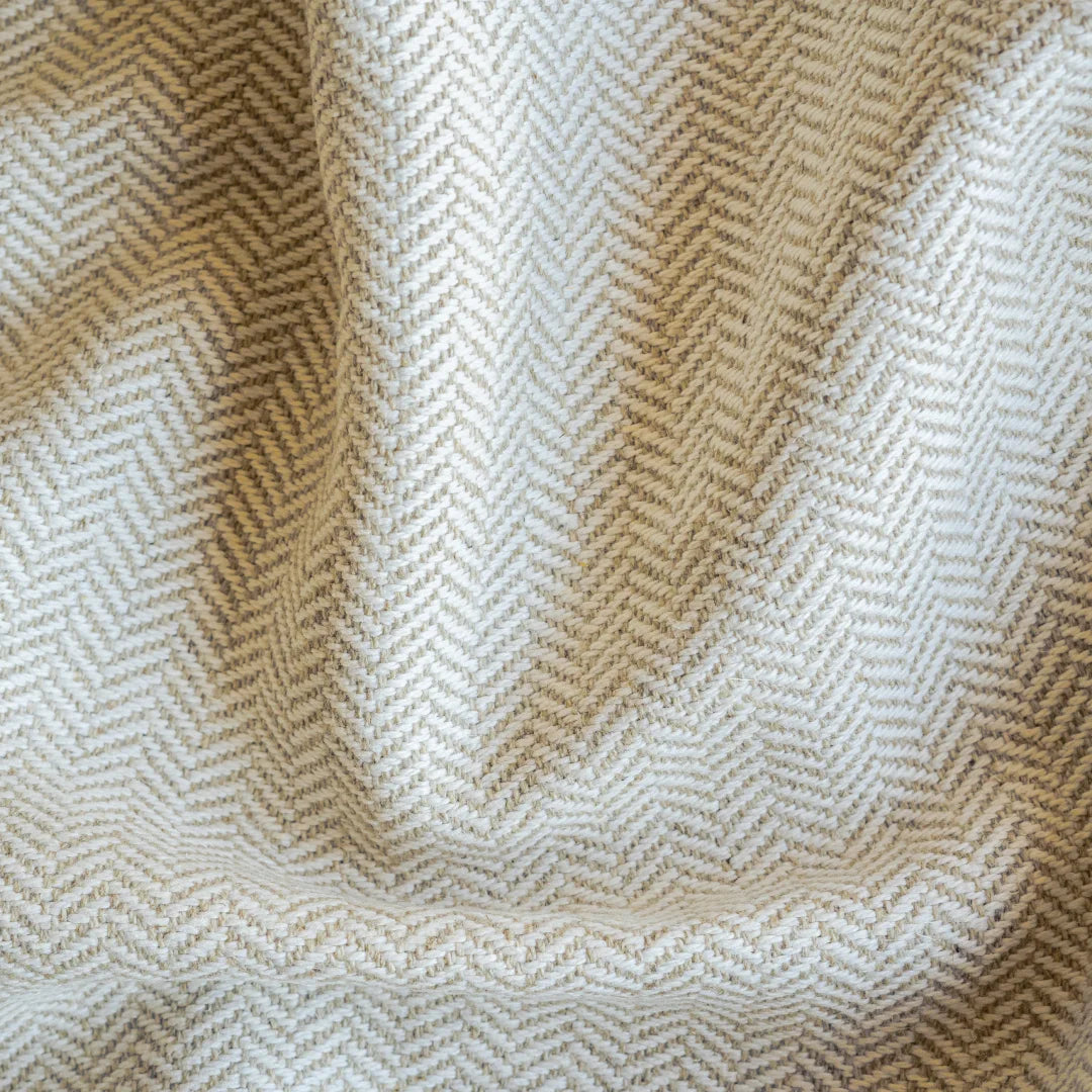 Herringbone Hemp Cotton Fabric - 4 - Weaving Vibes