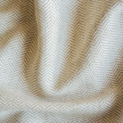 Herringbone Hemp Cotton Fabric - 4 - Weaving Vibes