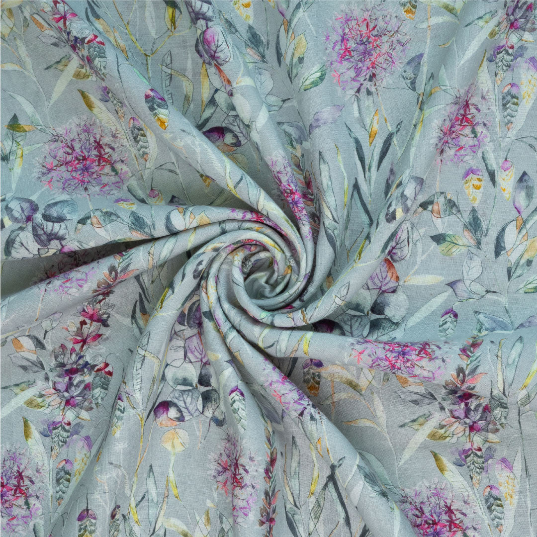Mandarin Sunset Hemp Fabric - 4 - Weaving Vibes