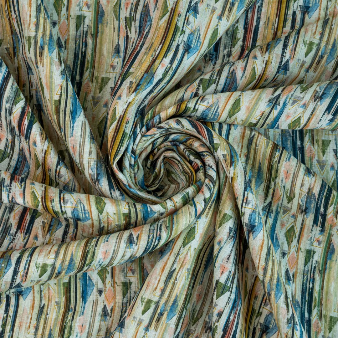 Maze Marvel Hemp Cloth - 4 - Weaving Vibes