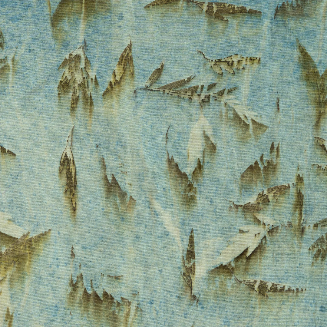 Moon Train Hemp Cotton Fabric - Weaving Vibes