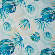 Sapphire Breeze Hemp Fabric - Weaving Vibes