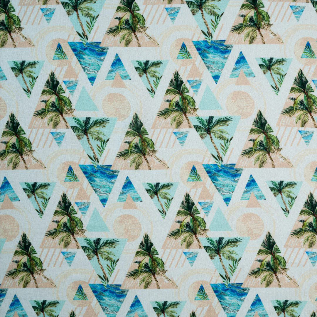 Tropical Cherry Hemp Fabric - Weaving Vibes
