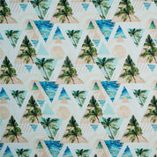Tropical Cherry Hemp Fabric - Weaving Vibes