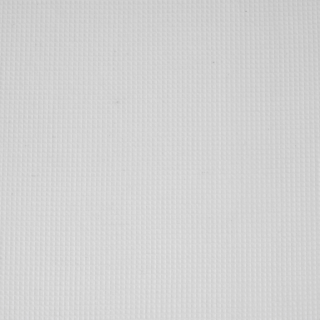 Waffle White Hemp Cotton Fabric - Weaving Vibes