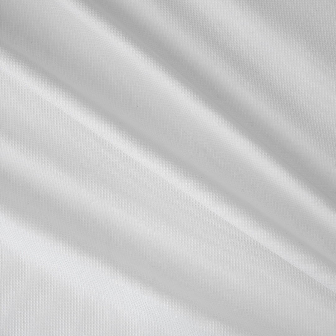 Waffle White Hemp Cotton Fabric - 3 - Weaving Vibes
