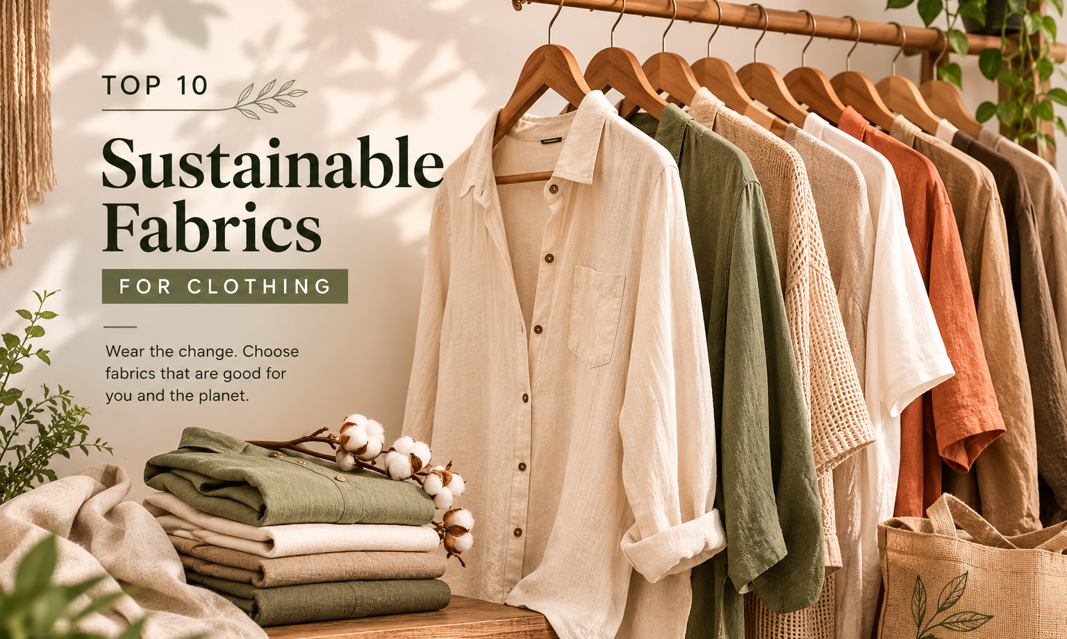 Top 10 Sustainable Fabrics for Clothing