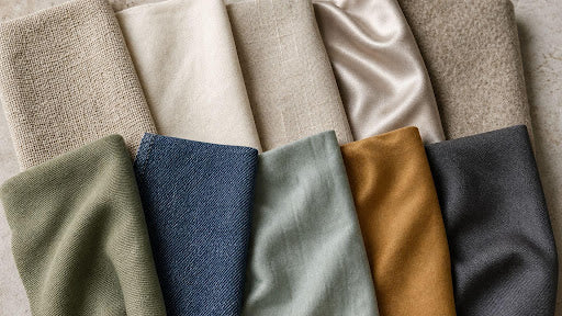 Ten types of fabric materials commonly used in fashion, home textiles, and apparel manufacturing
