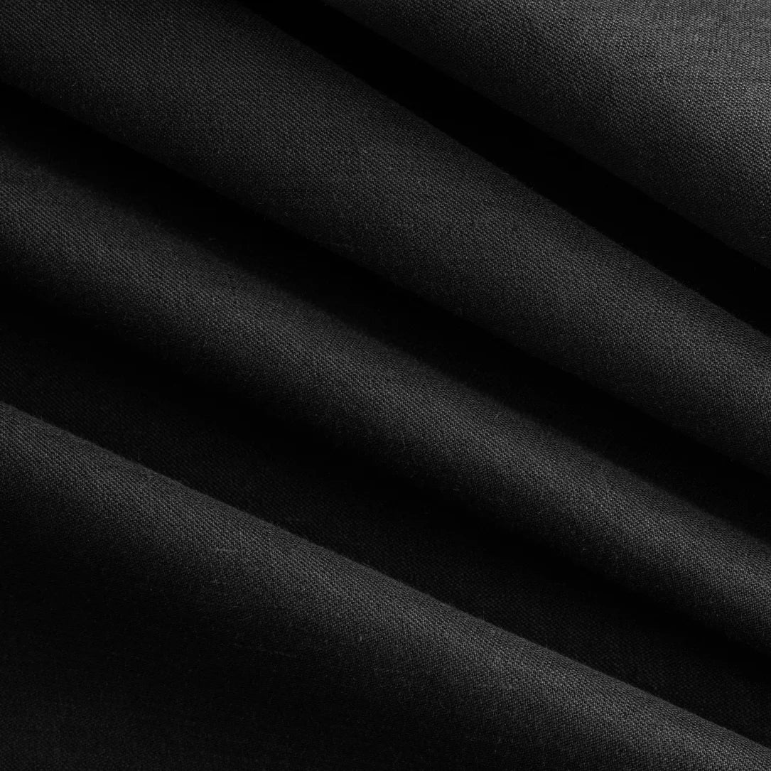 Black cheesecake hemp fabric