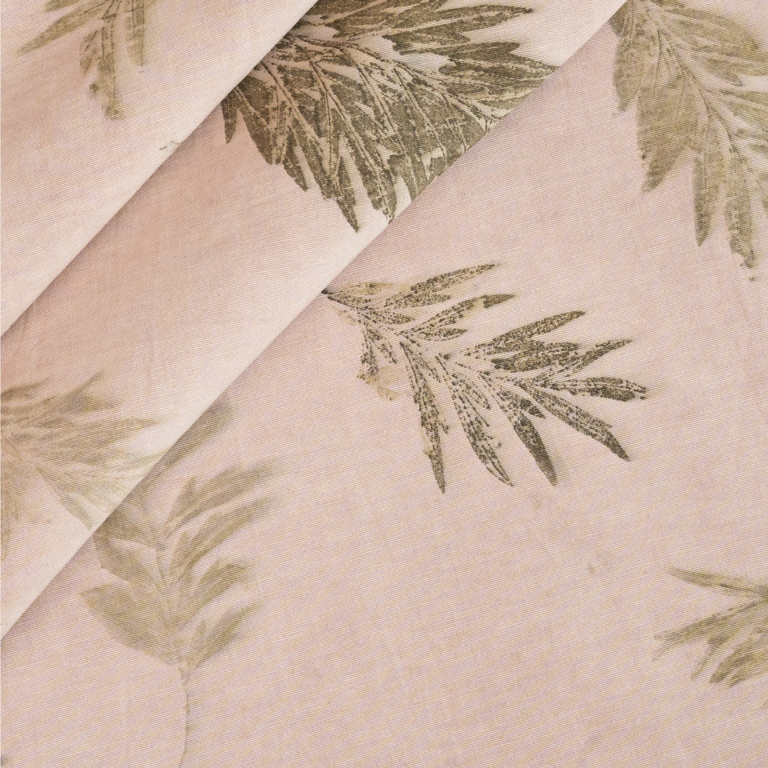 Eco hemp cotton print textile