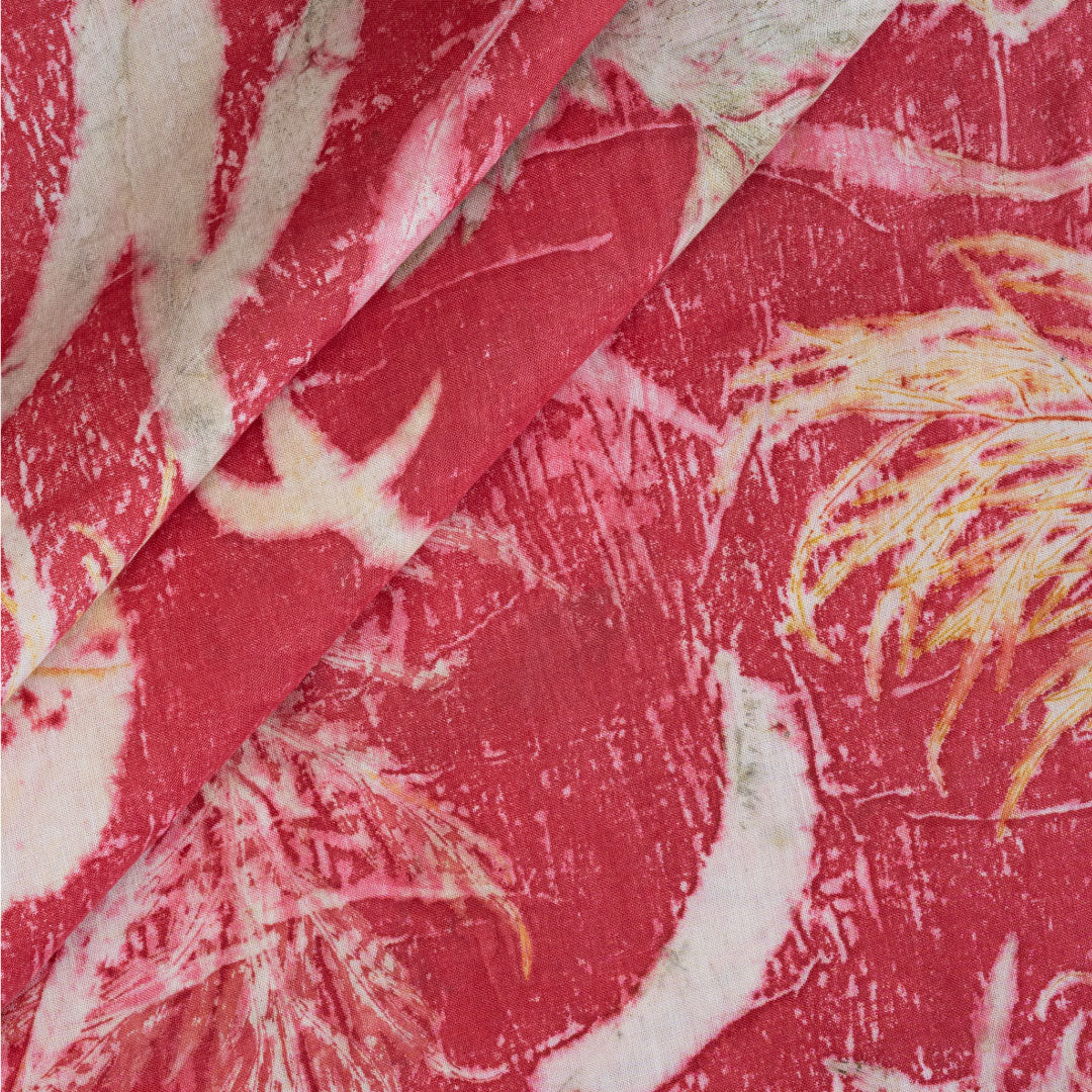 Eco hemp print fabric