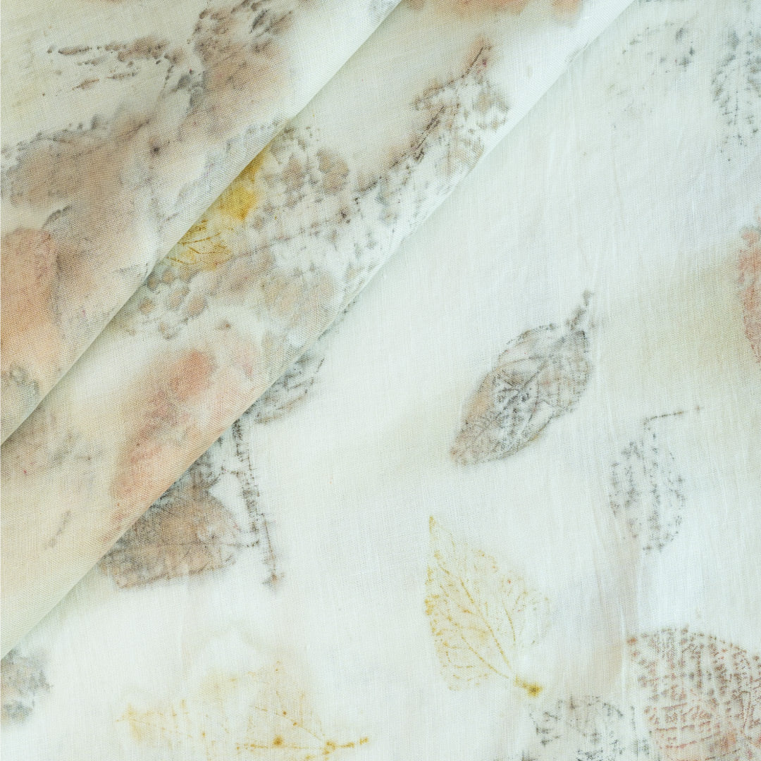 Eco hemp print textile