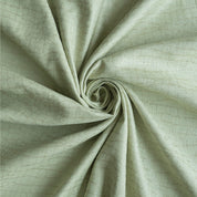 Foil print hemp textile