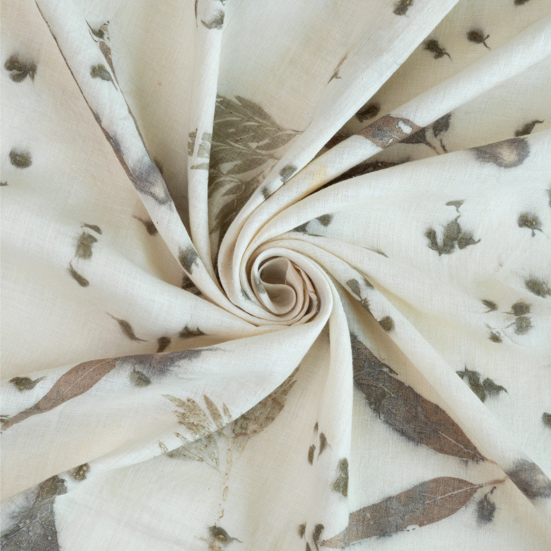 100% hemp eco printed cloth