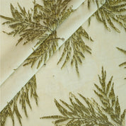 Leaf print fabric
