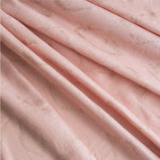 Pink foil print fabric