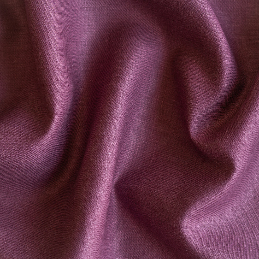Purple hemp fabric