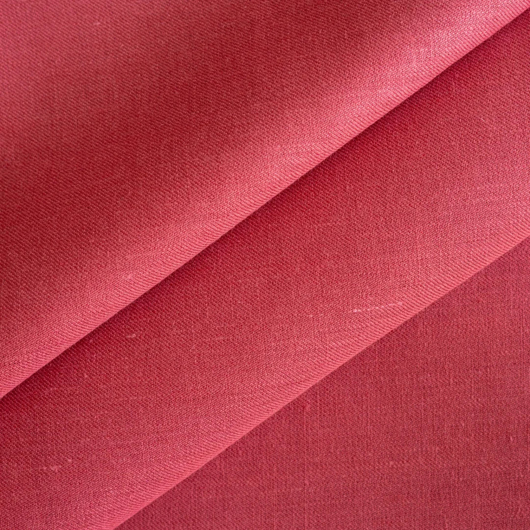 Red hemp fabric