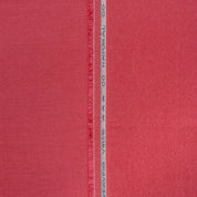 Red twill weave fabric