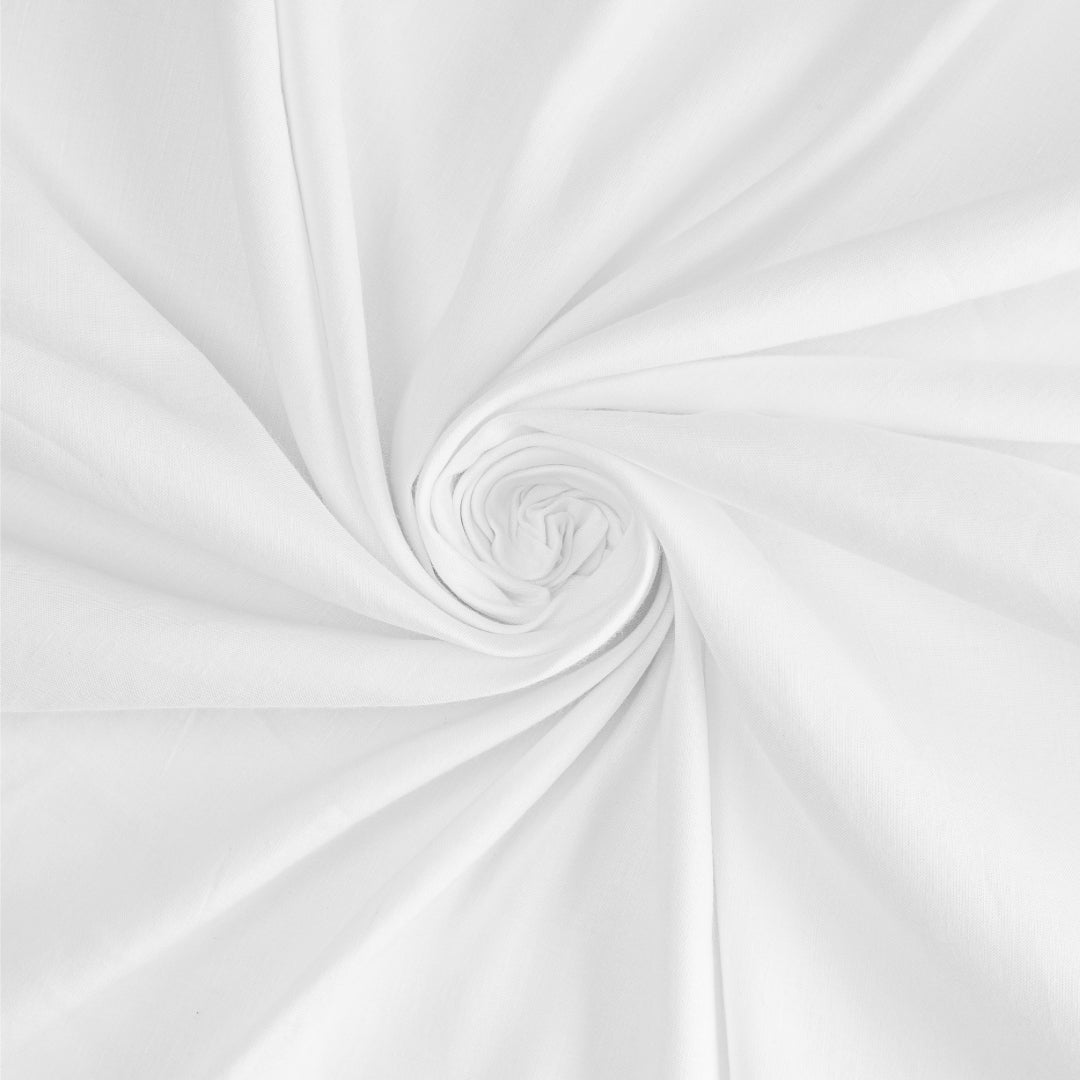 White hemp bamboo fabric